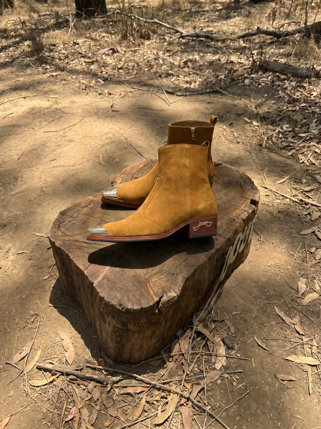 TAN STEEL TOE